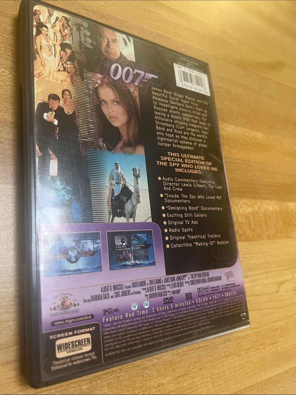 #2701**The Spy Who Loved Me Special 007 Edition DVD – Purple & Gold Cover - Picture 3 of 16